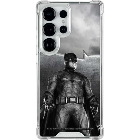 The Justice League (2017) Batman Poster Galaxy S25 Ultra Clear Case